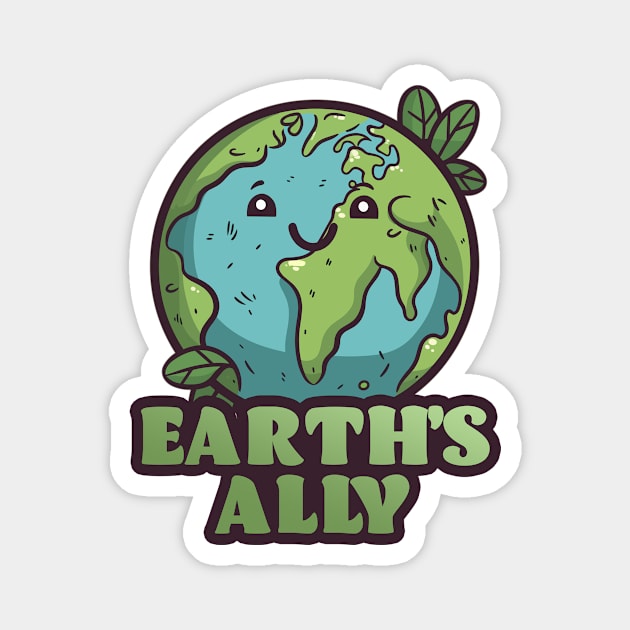 Earth's Ally Magnet by Mad Swell Designs