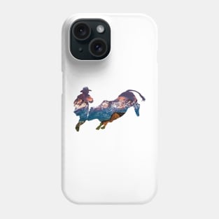 Rodeo Clown 1: Mountain Ranch at Sunset Phone Case