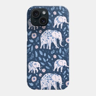 Elegant Elephant Pattern Phone Case