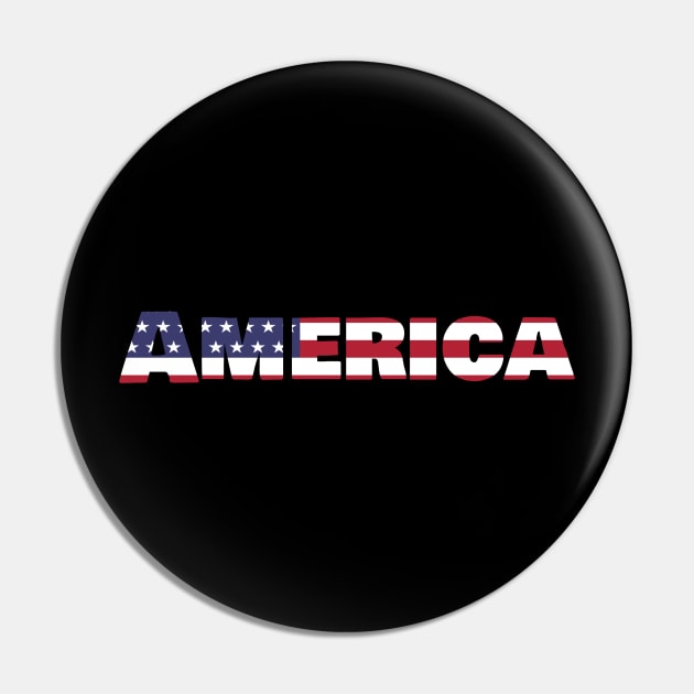 America flag text logo Pin by ElevenGraphics