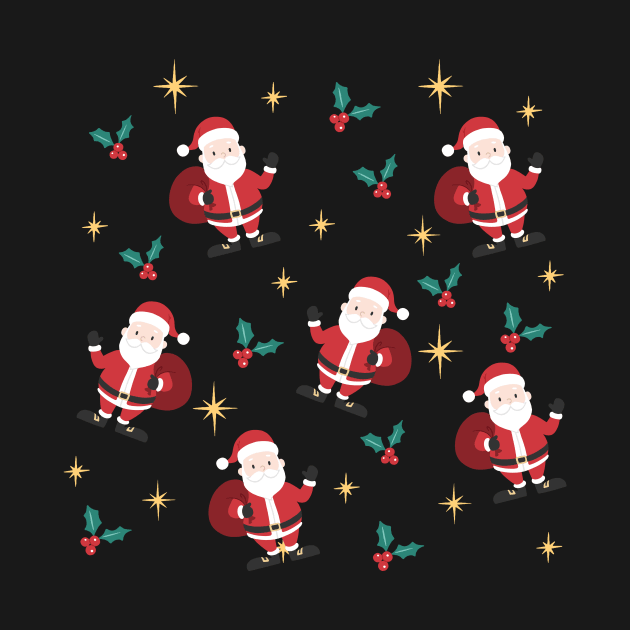 Santa Claus Character Pattern by By Leunu