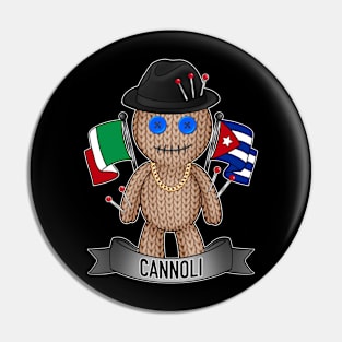 Cannoli voodoo doll Pin