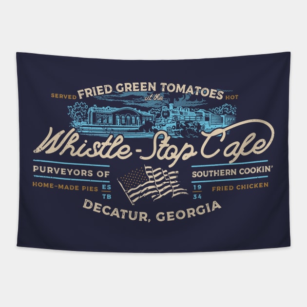 Whistle Stop Cafe Tapestry by spicoli13