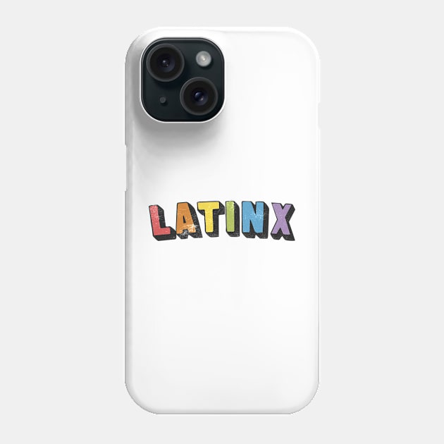 LATINX / Original Retro Style Design Phone Case by DankFutura