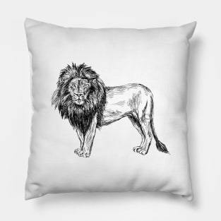 Lion Image Pillow