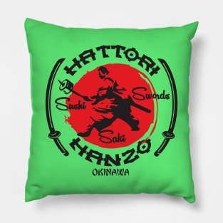 Hattoi Hanzo Restaurant Logo Pillow