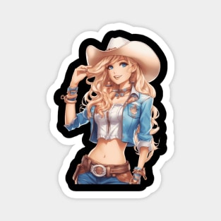 Wild West Woman Magnet