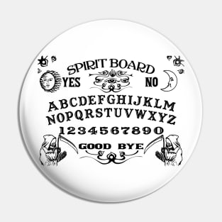 Ouija Board Art Pin