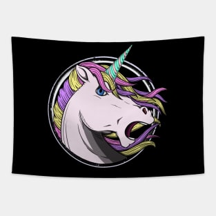 Unicorn head Tapestry