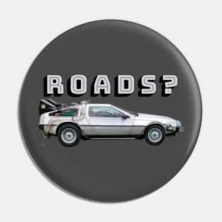 8 Bit Delorean Pin