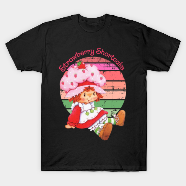 Vintage Cute Strawberry - Strawberry Shortcake - T-Shirt