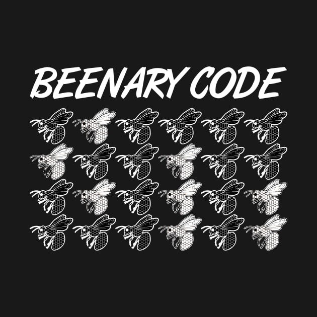 Beenary binary code computer scientist design with Eastegg by The Hammer