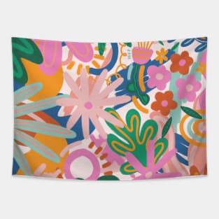 Pastel flowers Tapestry