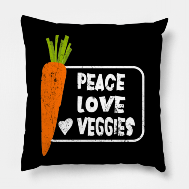 Peace Love Veggies, Funny Vegan, Vegetarian, Funny