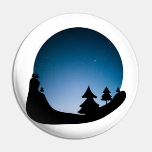 Stargazing - blue sky Pin