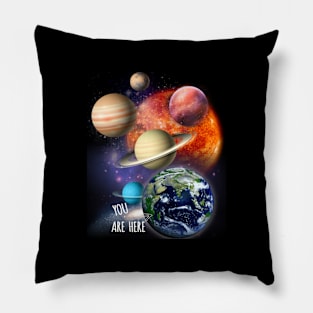 Solar Systems Planet Space Geeks Gift Astronomy Lover Pillow