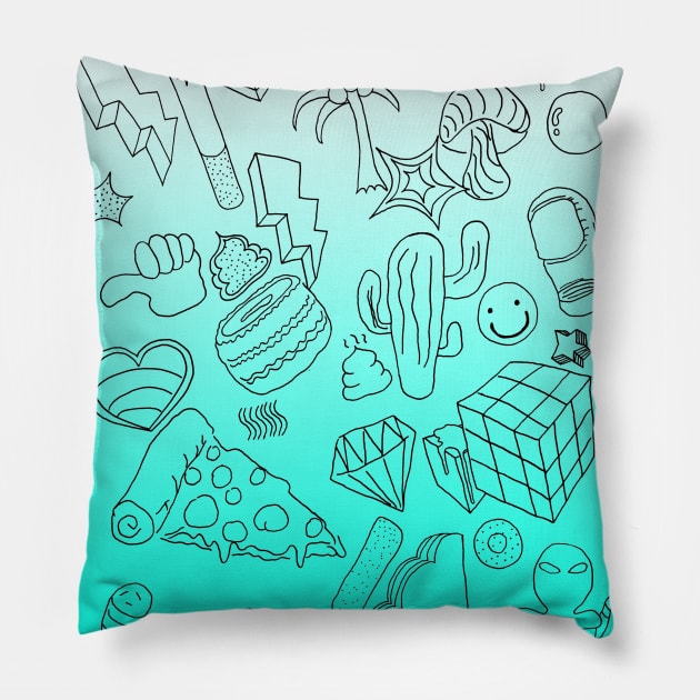 California Dreaming Pillow by ADEHLALEE