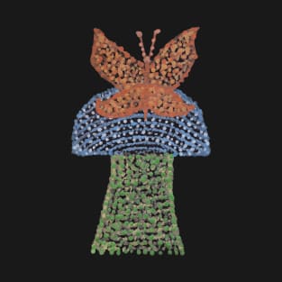 Mushroom and Butterfly T-Shirt
