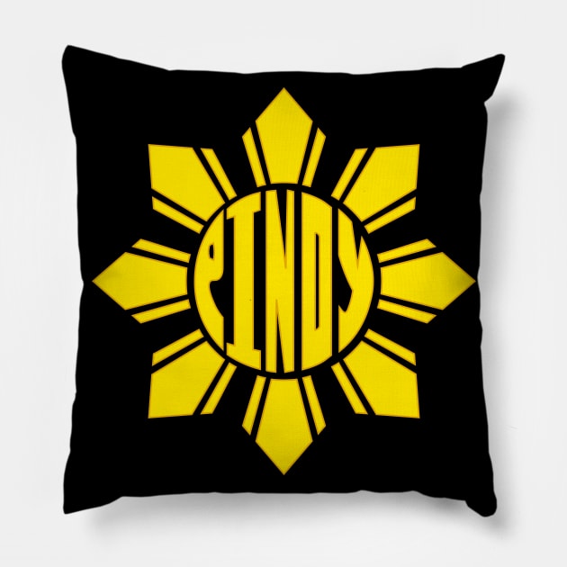 Pinoy Phillipines Sun Pillow by geminope