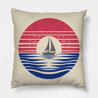 Sunset Sailing Pillow