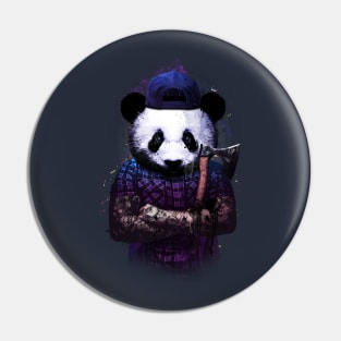 panda woodcutter Pin