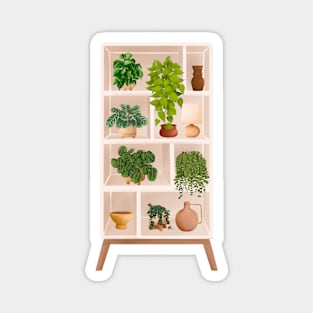 Shelf with plants 4 Magnet