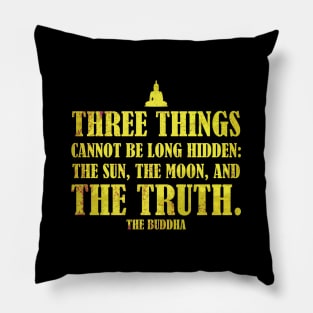 Buddha Quotes: The Truth - Wisdom, Spirituality, Meditation, Yoga: Yellow Pillow