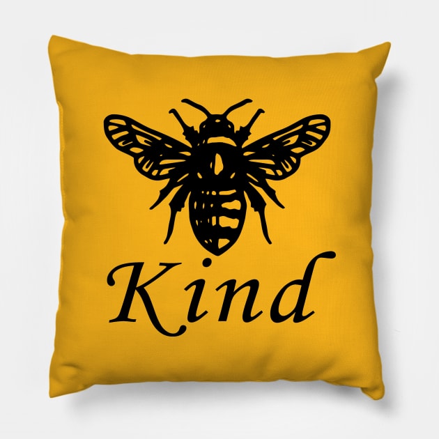 Bee Kind Pillow by artcuan