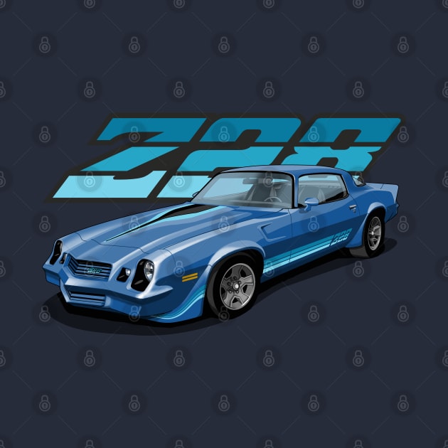 1981 Chevrolet Camaro Z28 in blue by candcretro