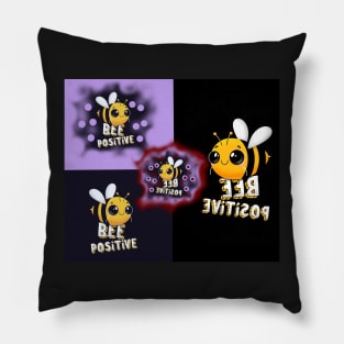 Bee positive Pillow