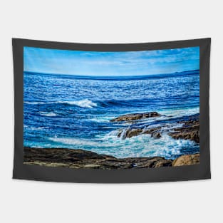 Maine's Rocky Coast Tapestry