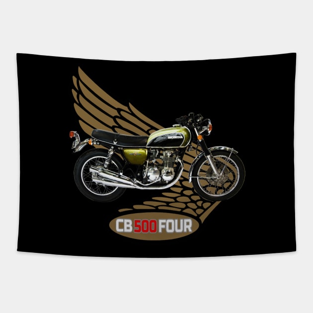 CLASSIC BIKE N037 Tapestry by classicmotorcyles