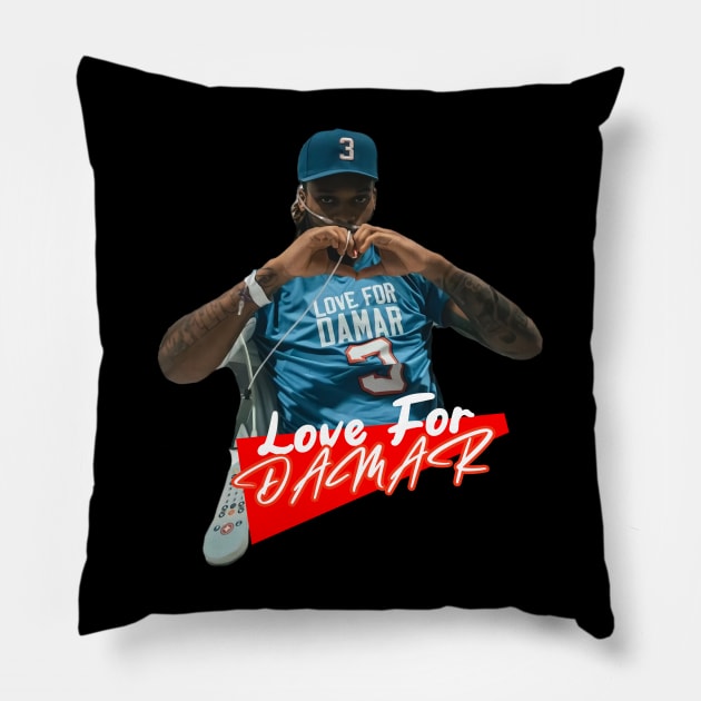 Love For Damar Fresh Design Pillow by Fantasy FBPodcast