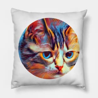 Agreeable mycat, revolution for cats Pillow