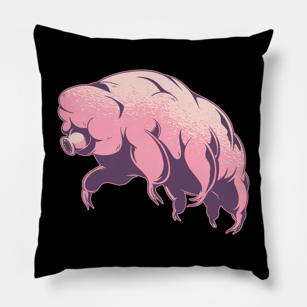 Tardigrade Pillow by Visual Vibes