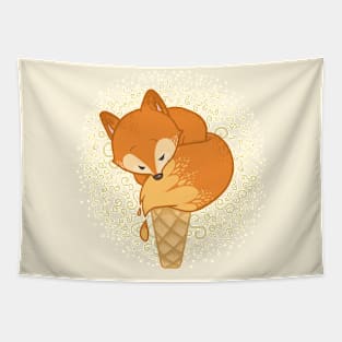 Melting Fox Gelato Tapestry