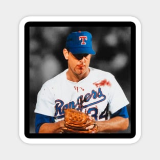 Nolan Ryan Bloody Lip Magnet