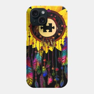 Flower Dreamcatcher Autism Awareness Tee Gift For Men Women Phone Case