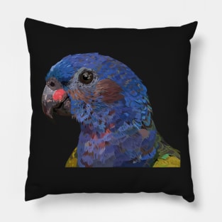 Blue-headed Parrot Pillow