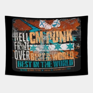 cm punk : hell frize over,best in the world Tapestry