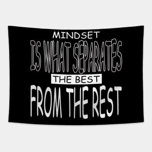 Mindset - personal growth motivational tshirt Tapestry