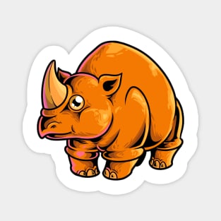 Kawaii Elasmotherium Magnet