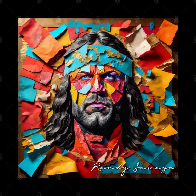 Randy Savage // Paper Art by Otmr Draws