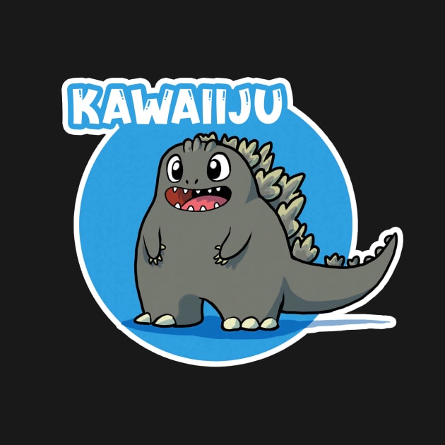 Kawaii Godzilla by Nerdology