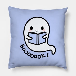 Ghost reading books Pillow