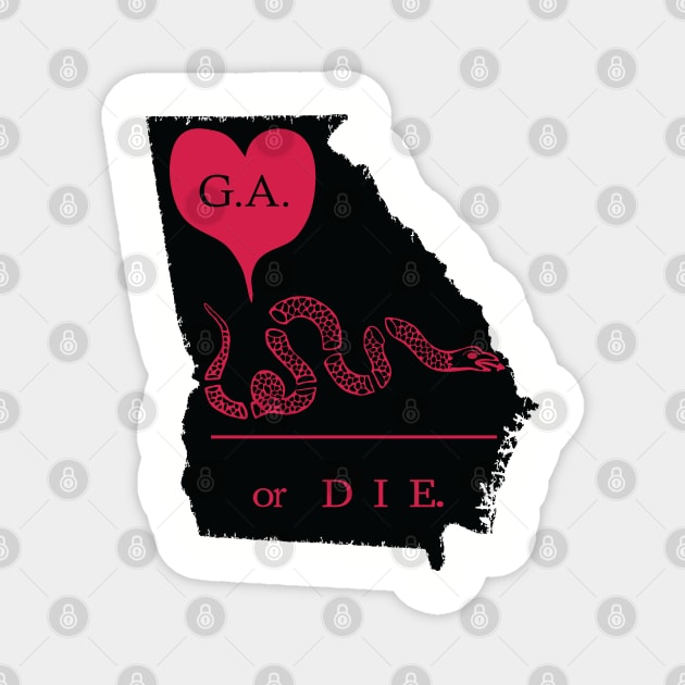 Love Georgia or Die Magnet by PelagiosCorner