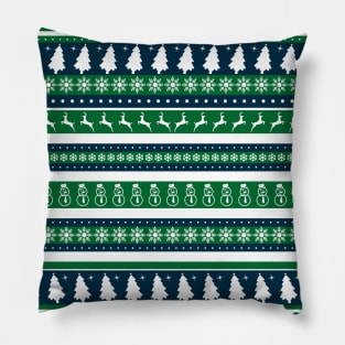 Christmas Themed Wrapping Paper Pattern Pillow