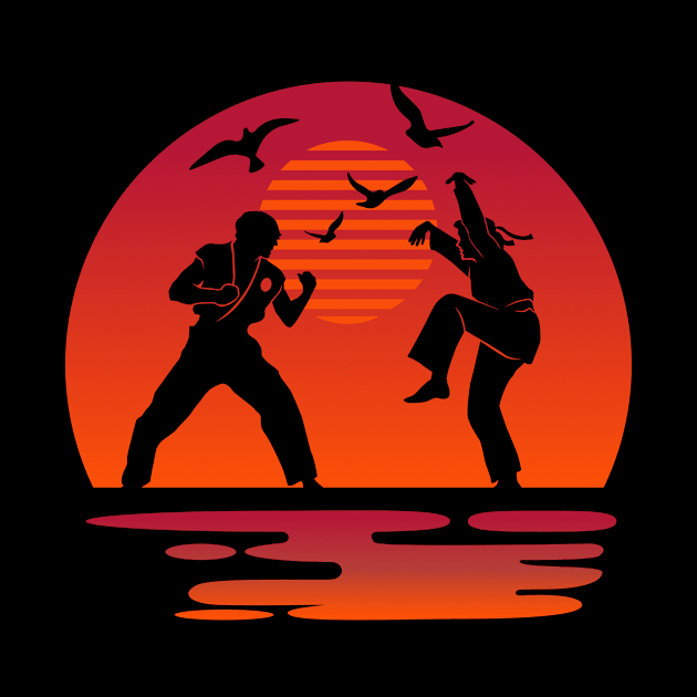 Two Karate Masters on Sunset by gastaocared