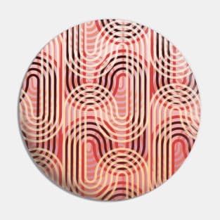 Wavy pattern in warm tones Pin