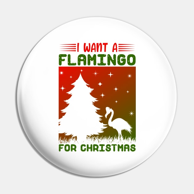 Flamingo christmas Pin by MZeeDesigns